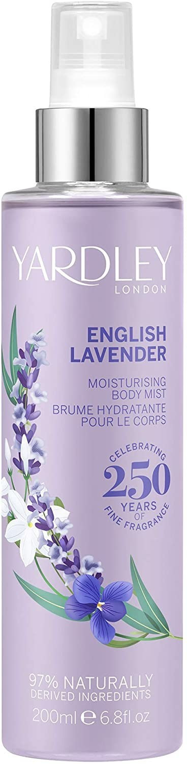 Yardley London English Lavender Moisturising Fragrance Body Mist 200ml
