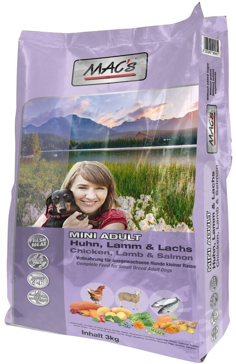 MAC's Adult Mini Chicken, Lamb, Salmon