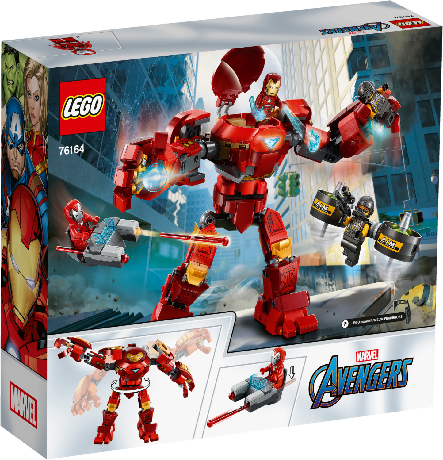 Soldes LEGO Marvel Avengers - Iron Man Hulkbuster contre un agent