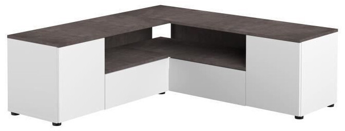 TemaHome Temahome meuble TV angle 130 blanc