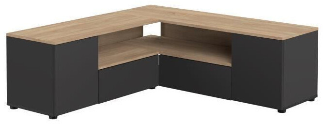 TemaHome Temahome meuble TV angle 130 noir