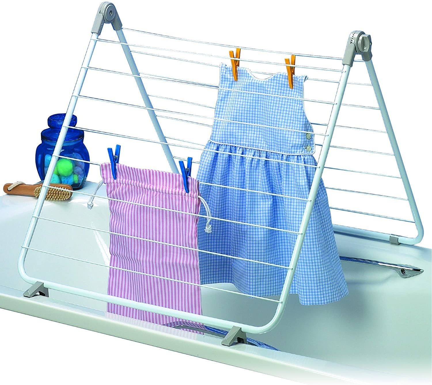 Rayen Séchoir à linge pour baignoire 10 m (0037)