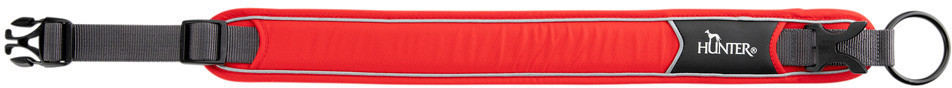 HUNTER Collier pour chien Dog Collar Divo S Red/Grey HUNTER Collier pour chien Dog Collar Divo S Red/Grey