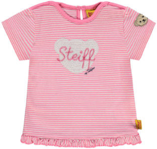 Steiff Logsleeve rosa gestreift (6833131-2998)