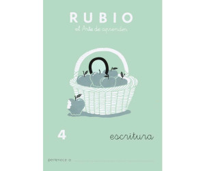 Spanish Editio Cuadernos Rubio Escritura 04 