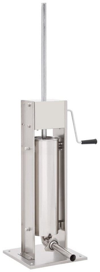 VidaXL Manual sausage filler silver 7 L stainless steel (50963)