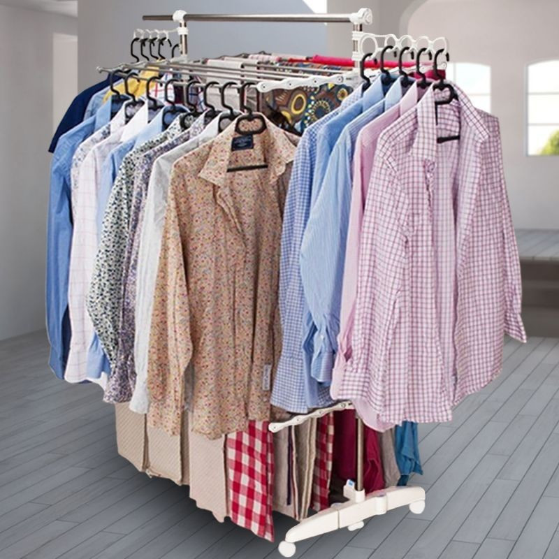 IDMarket Séchoir à linge très grande capacité (12006)