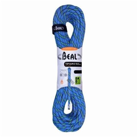 Beal Top Gun Dry Cover 10.5 Mm 200 m Blue