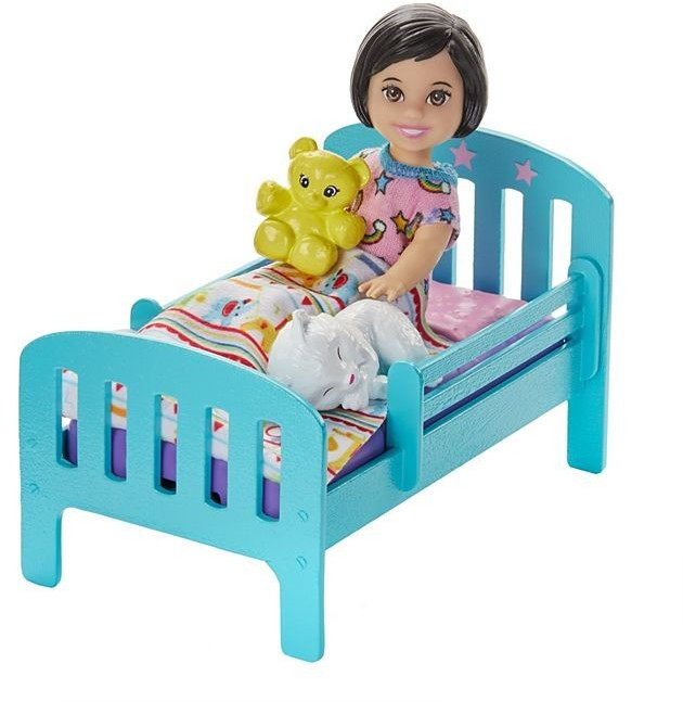 Acheter Barbie Famille Coffret Heure du Coucher avec Poupée Skipper  Baby-Sitter Mattel GHV88 - Juguetilandia