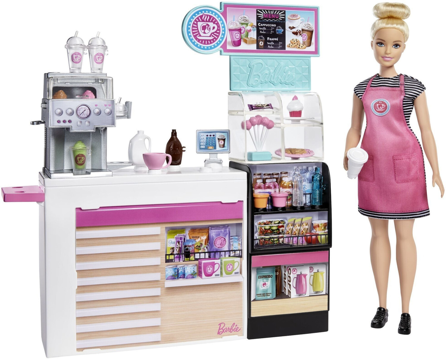 Buy Barbie Coffee Shop Playset GMW03 from 22.99 Today Best Deals on idealo