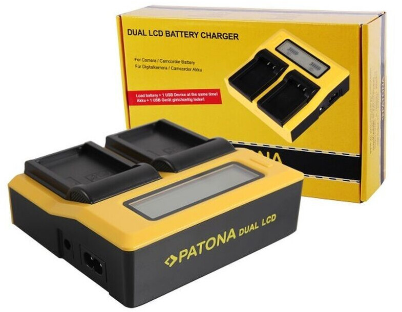 Patona Dual LCD USB Charger f. Fujifilm GFX50S/GFX50R