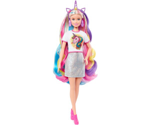 Barbie BARBIE FANTASY CAPELLI BAMBOLA DOLL CON SIRENA E UNICORNO MATTEL 2015 GHN04 