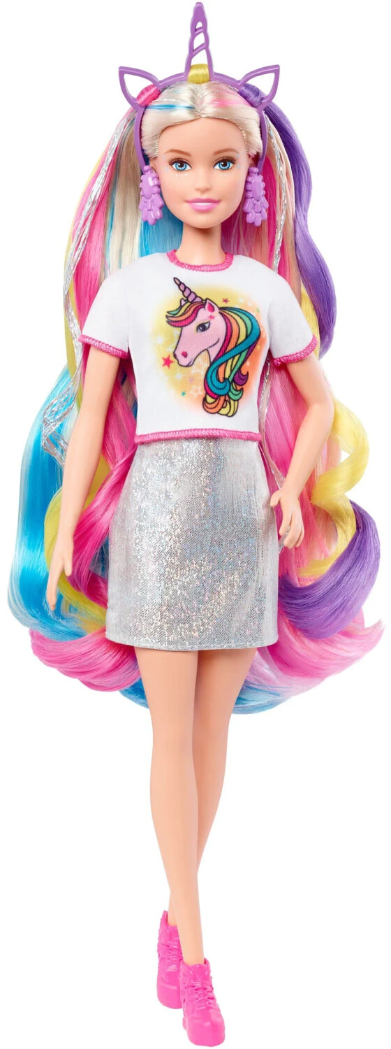 Barbie Fantasy Hair Doll with Mermaid Unicorn Looks GHN04 from 15.99 Today Best Black Friday Deals on idealo