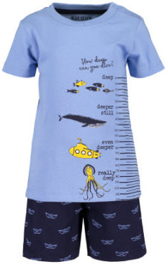Blue Seven 2er Set T-Shirt + Shorts Hellblue (939525-507)