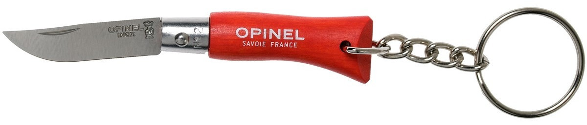 Opinel No. 02RV Keyring, orange