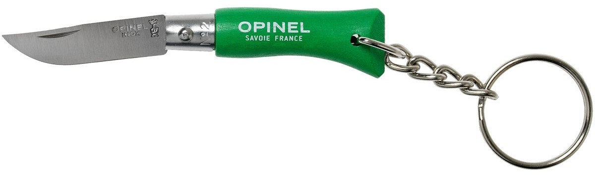 Opinel No. 02RV Keyring, green