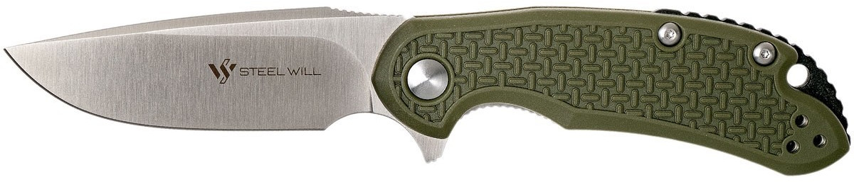 Steel Will Cutjack C22M-1OD OD Green FRN, D2 blade
