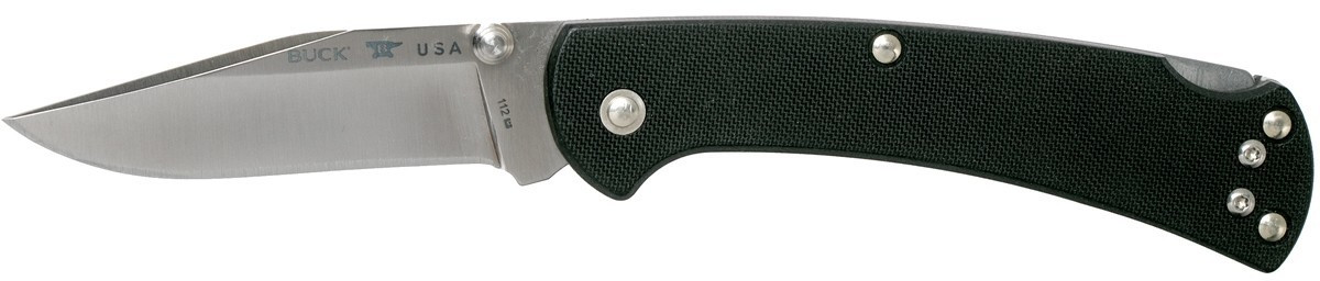 Buck 112 Ranger Slim Knife Pro Black G10