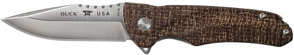 Buck Sprint Pro BB Burlap Micarta
