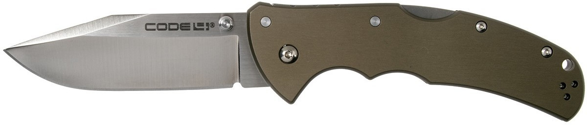 Cold Steel Code 4 Spear Point CPM S35VN plain edge