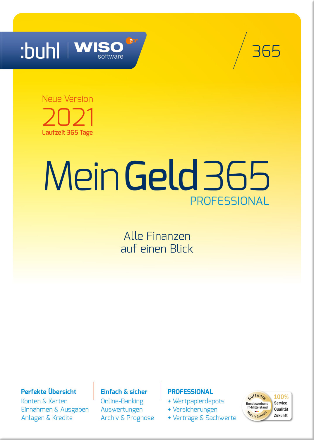 Buhl Mein Geld 2021 Professional 365 (Download) ab 33,85 € Preisvergleich bei idealo.de