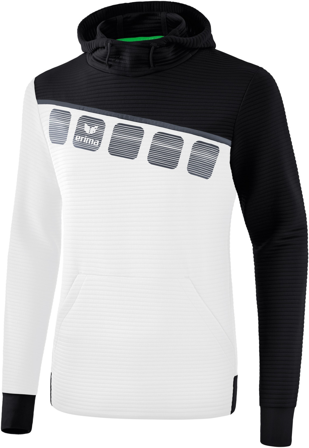 Erima 5-C Hoody Kids white/black/dark grey