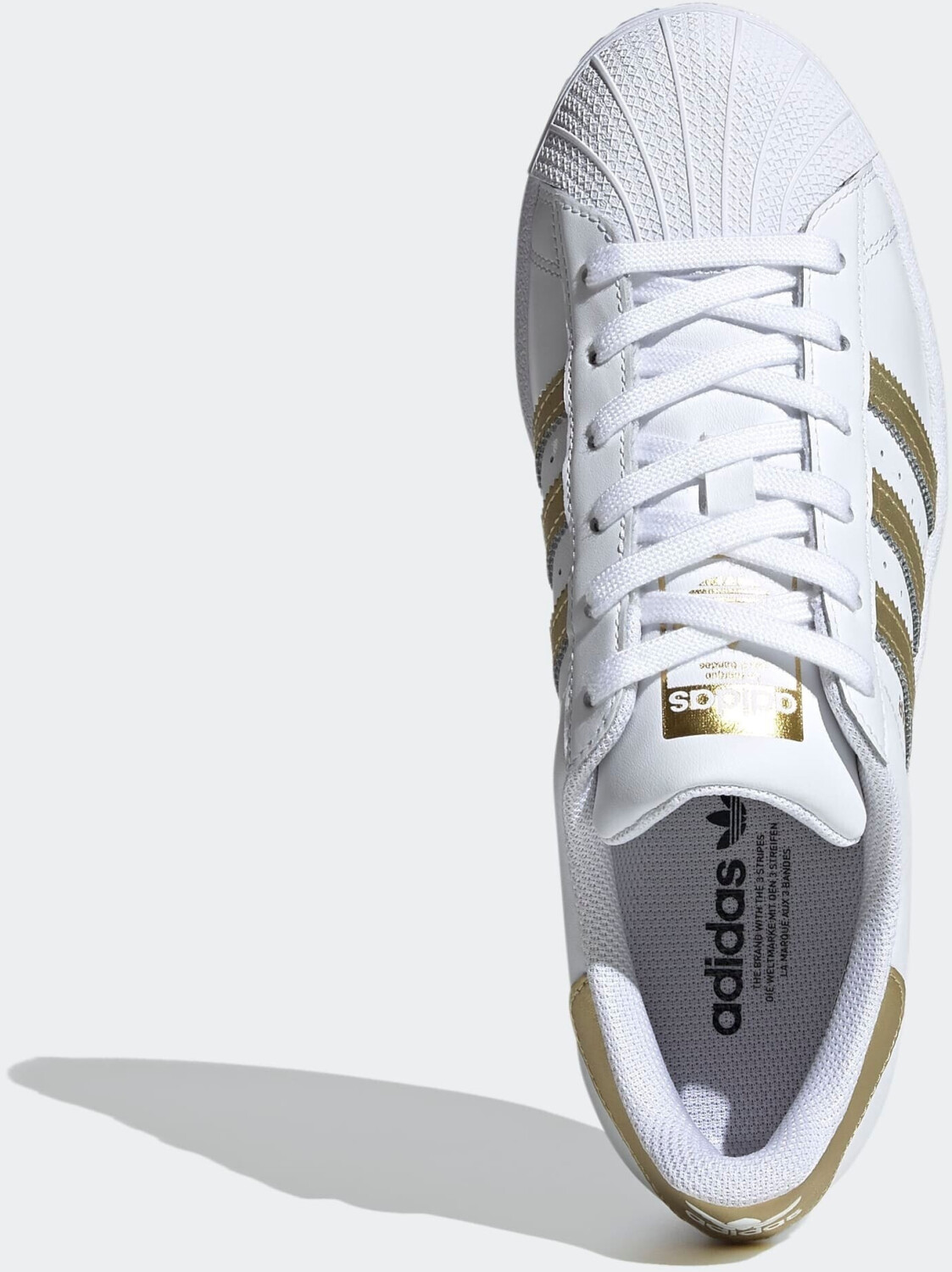 Adidas Superstar Women cloud white gold metallic cloud white a 84 85 oggi Migliori prezzi e offerte su idealo