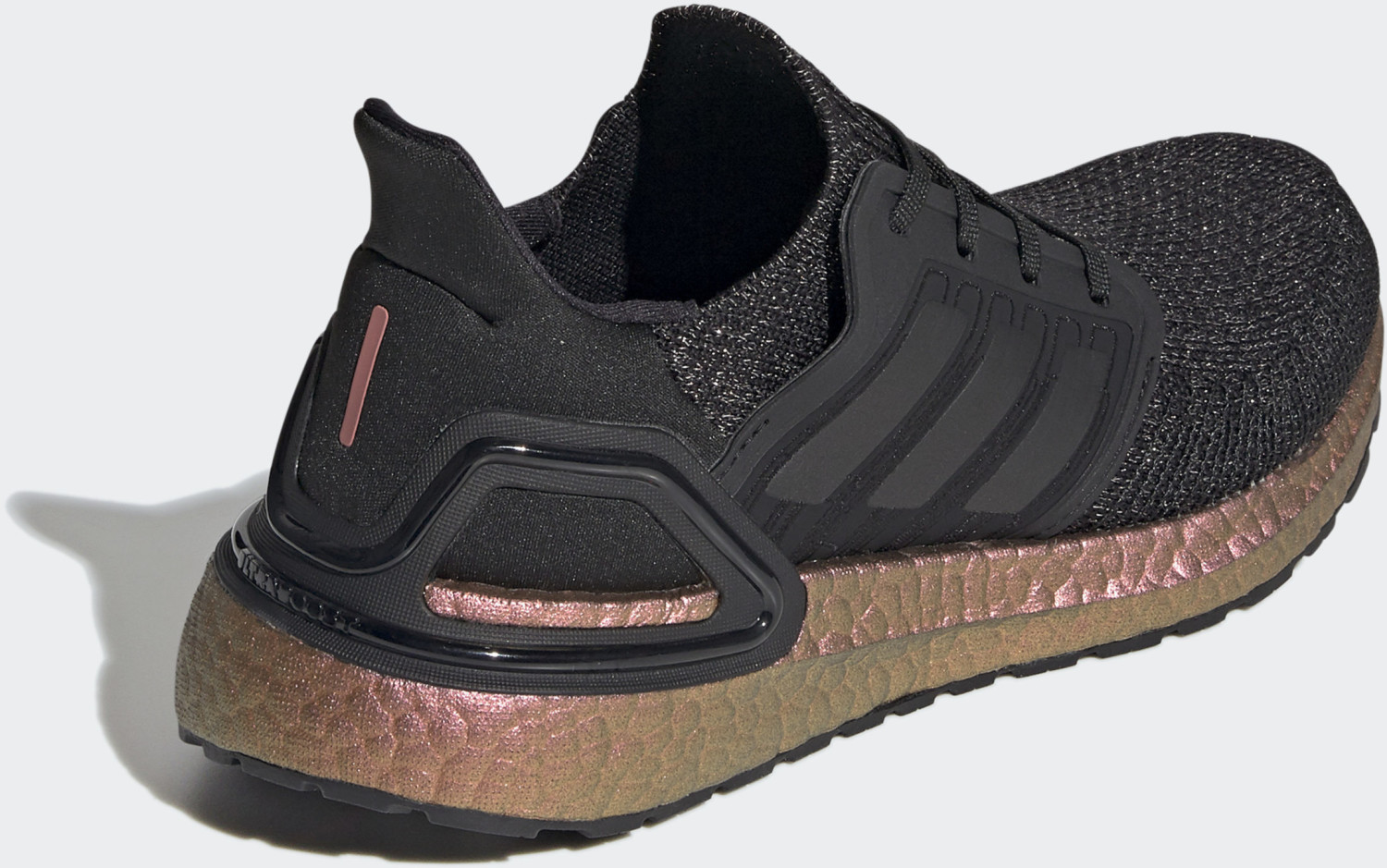 Ultraboost black and store pink