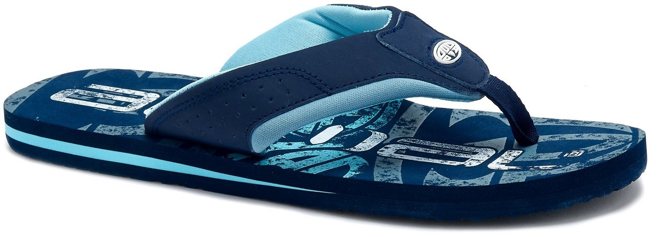 Animal Jekyl Logo Flip Flops indigo blue