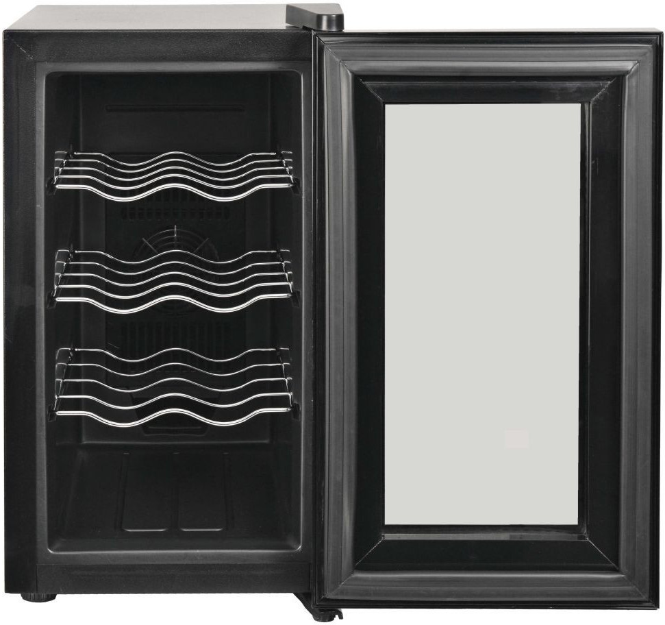 VidaXL Wine fridge bar fridge 25 l 8 bottles LCD display