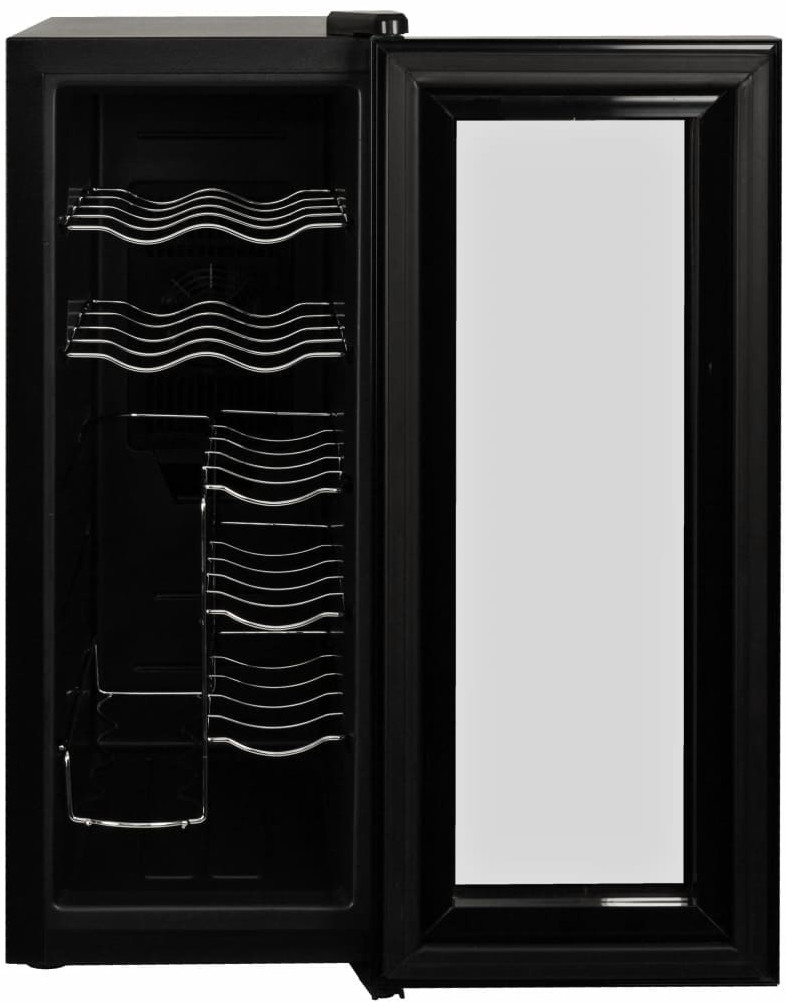 VidaXL Wine fridge bar fridge 35 l 12 bottles LCD display