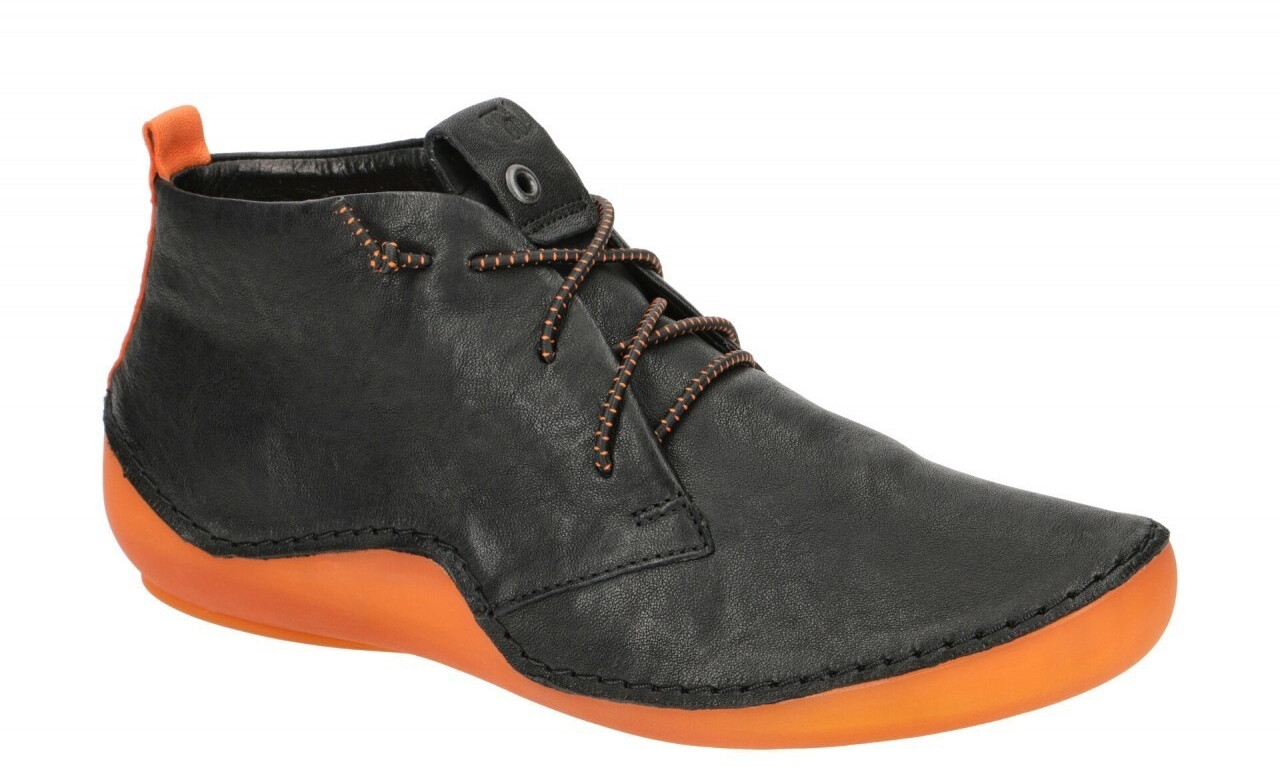 Think Ladies Loafers Think Kapsl black/orange (3-000047-0000)