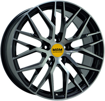 MAM RS4 (8,5x20) black front polished