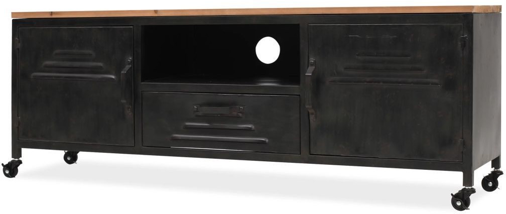 VidaXL Meube TV noir 120 x 30 x 43 cm