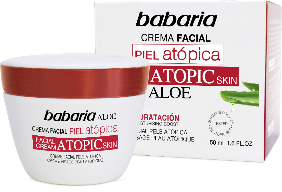 Babaria Atopic Skin Moisturizing Cream with Aloe (50ml)