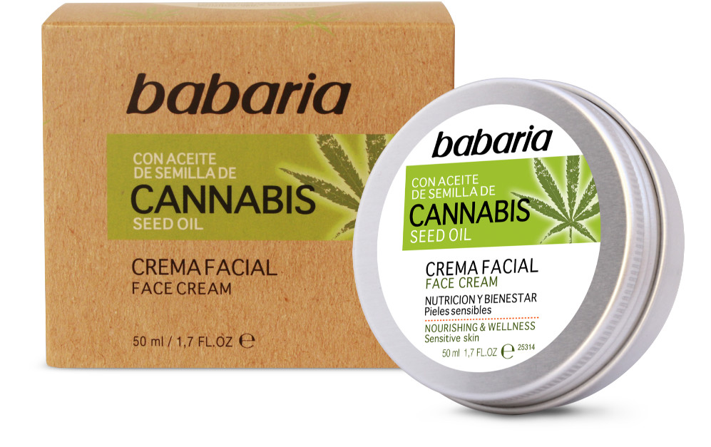 Babaria Cannabis-Seed Oil Face Cream (50ml)