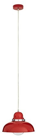 Premier Housewares Jasper Pendant Light red