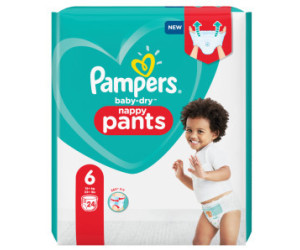 Pampers Baby Dry Pants Gr. 6 (15+ kg) 24 St. ab 12,95 € | Preisvergleich bei
