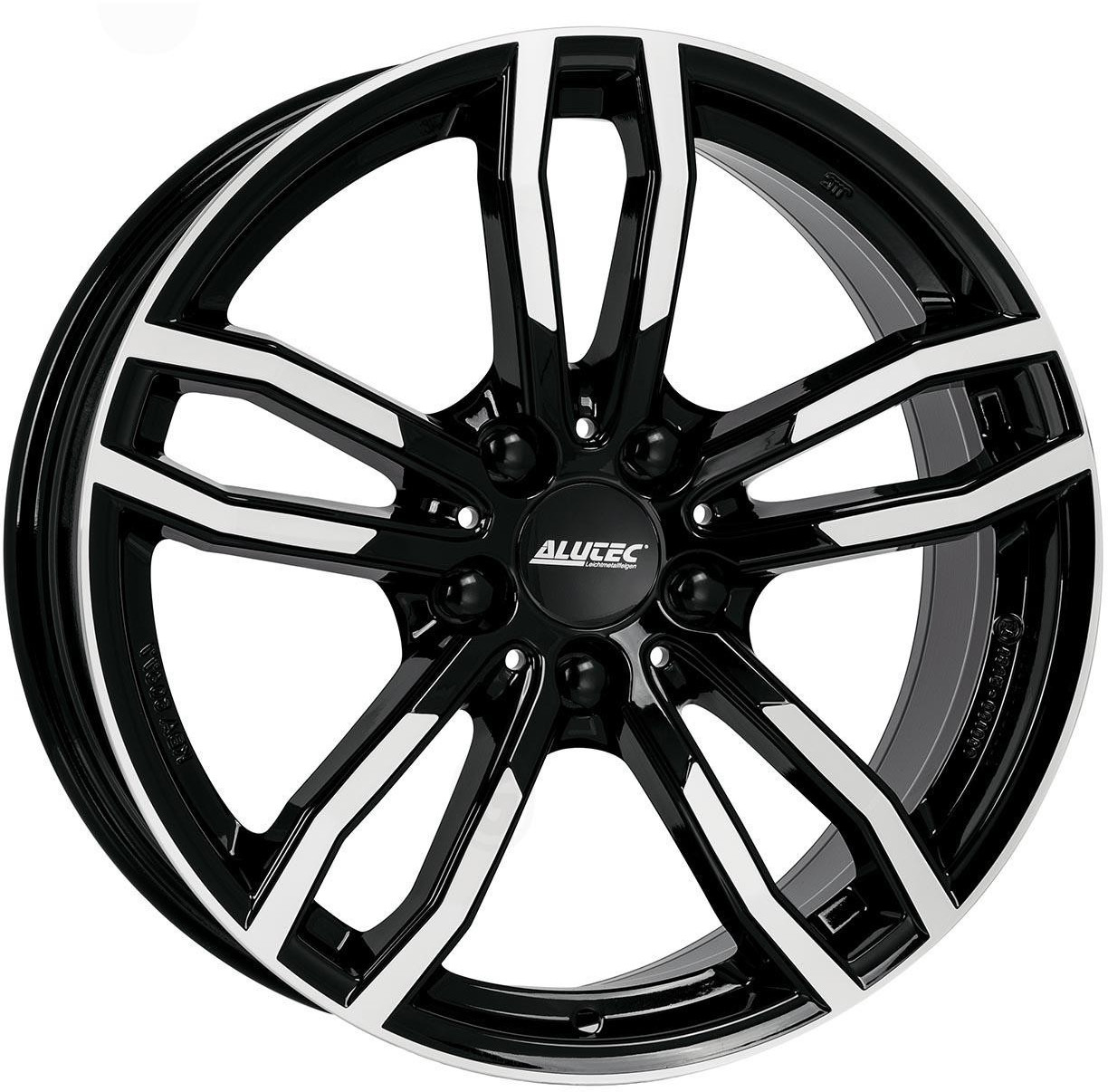 Alutec Drive (8,5x19) diamond black front polished