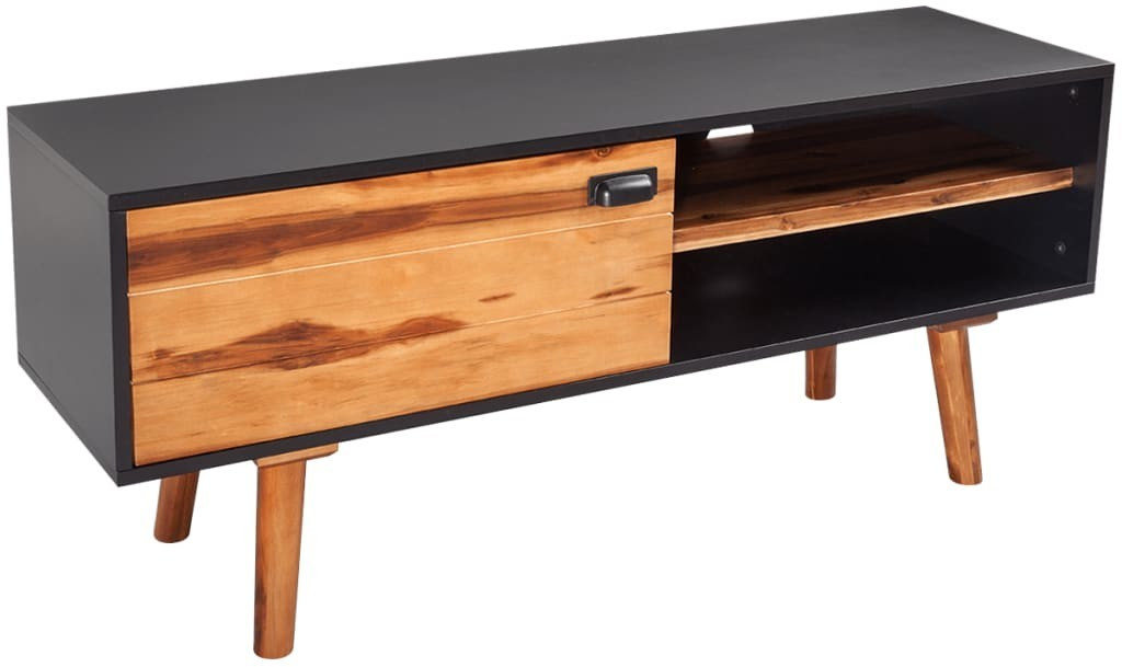 VidaXL Meuble TV bois acacia massif 120 x 35 x 50 cm