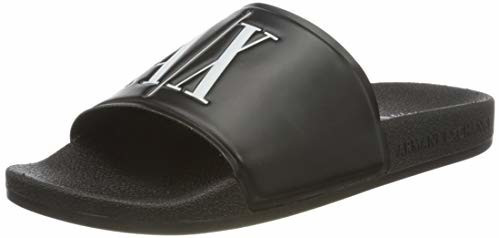 Buy Armani Exchange Sandals (XDP011 xv303 00002) black/white logo from ...
