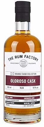 The Rum Factory Rum Double Cask Oloroso 45% 0,7l
