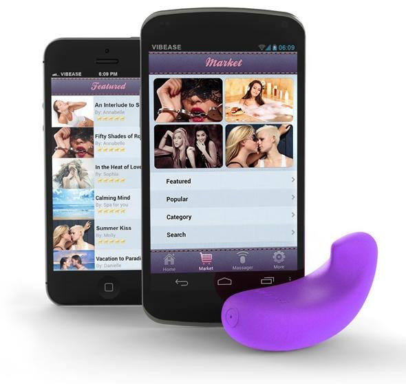 Vibease Smart massager violet