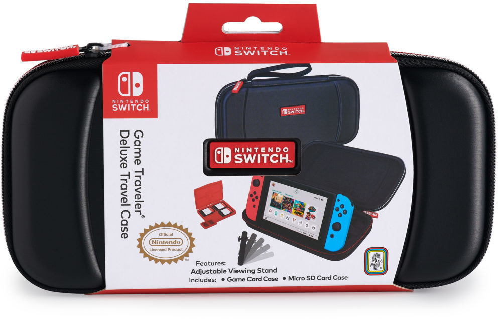 RDS Nintendo Switch Game Traveler Deluxe Travel Case schwarz