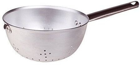 Pentole Agnelli Pasta sieve ball thickness 3 mm with round and hook stainless steel 28 cm