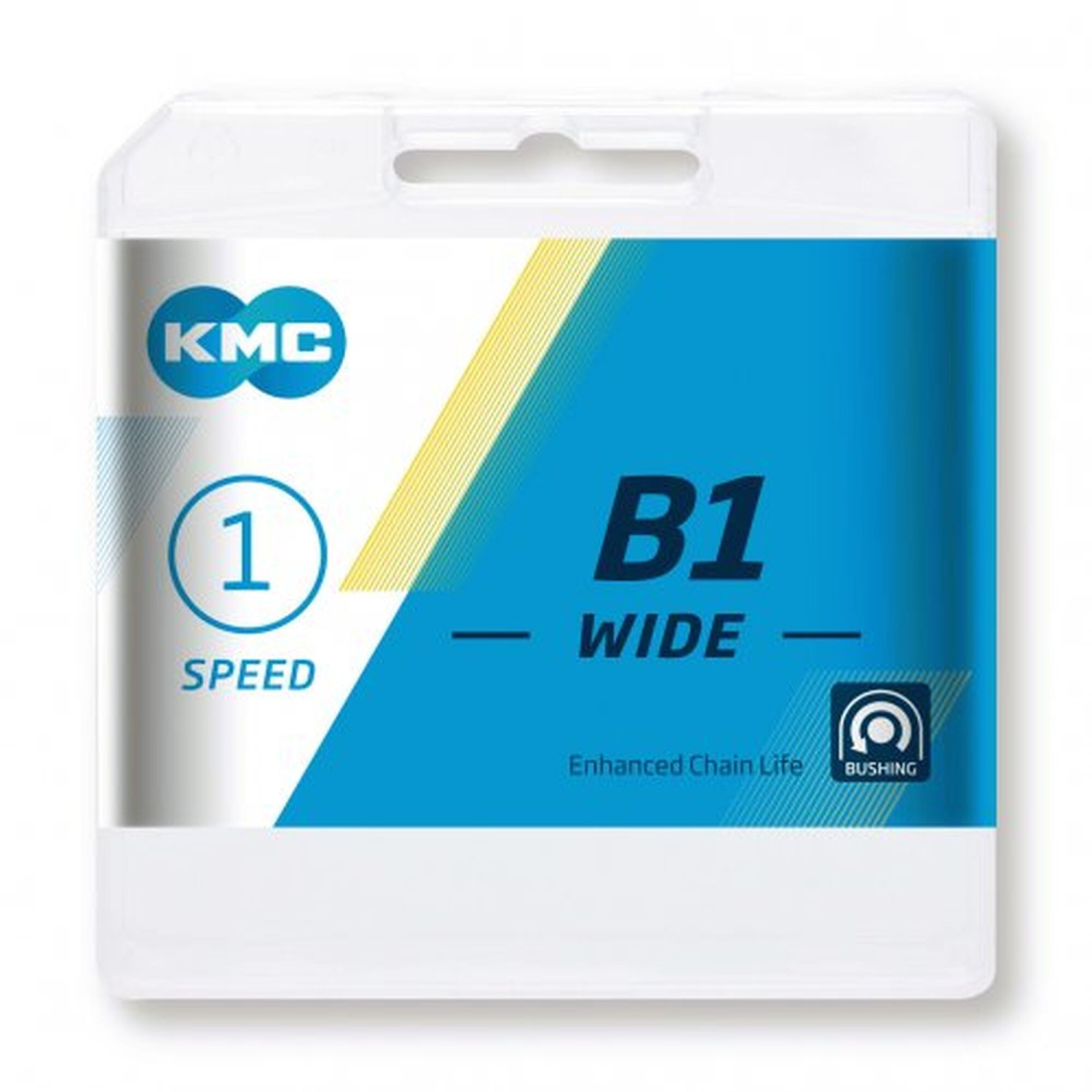 KMC B1 Wide 1-fach silver 112