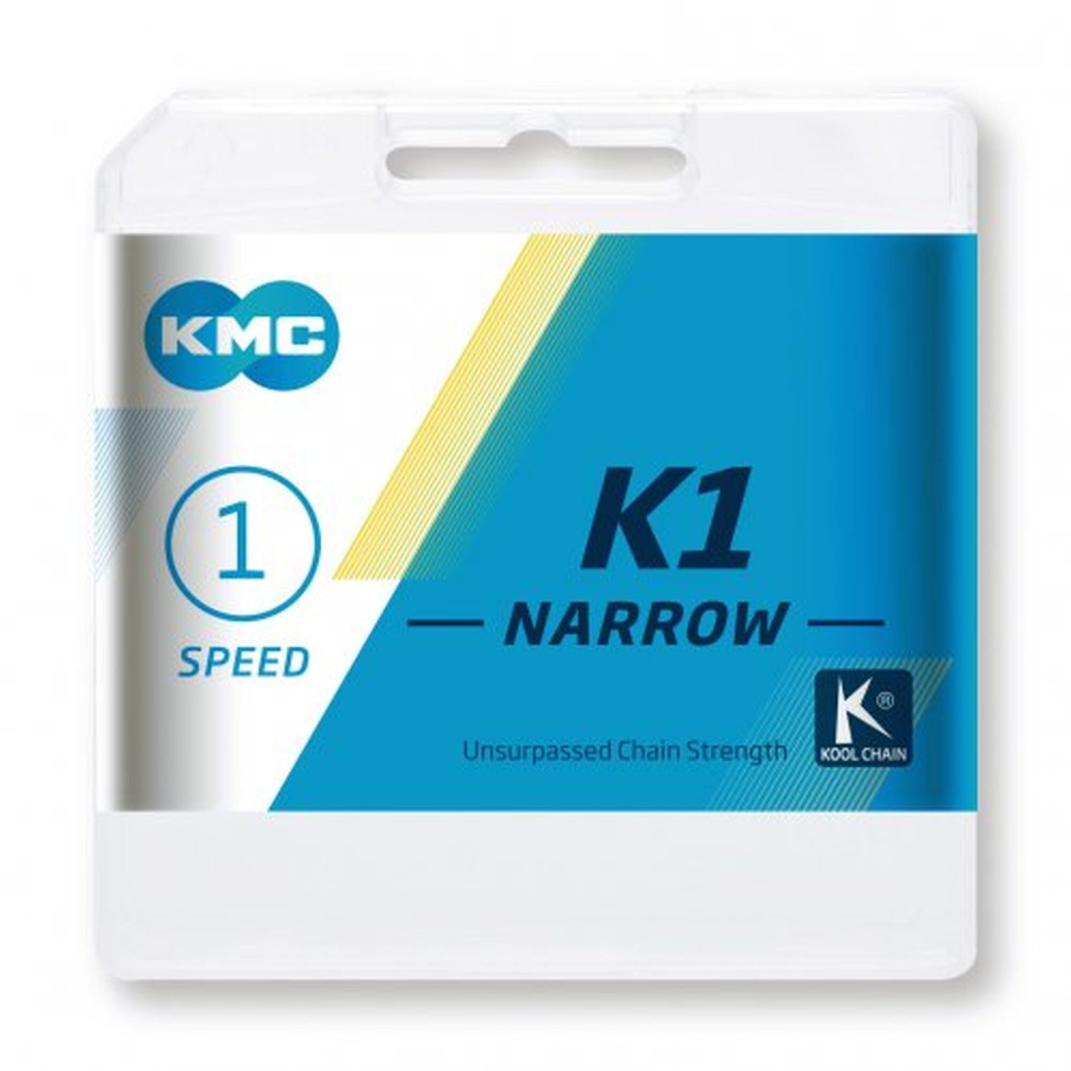 KMC K1 Narrow 1-fach BMX silver 100