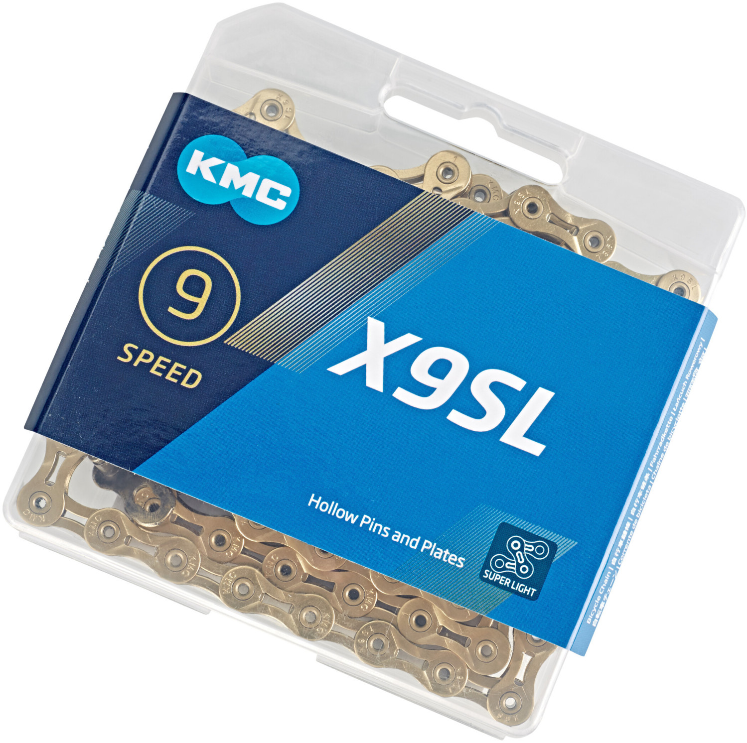 KMC X9SL Ti-N 9-fach gold 114