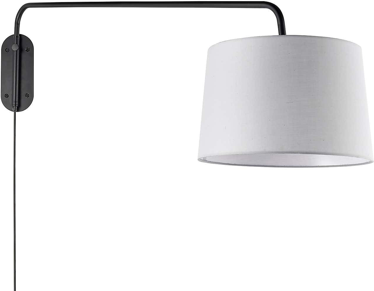 Dunelm Endon Carlson Swing Arm Shade Grey