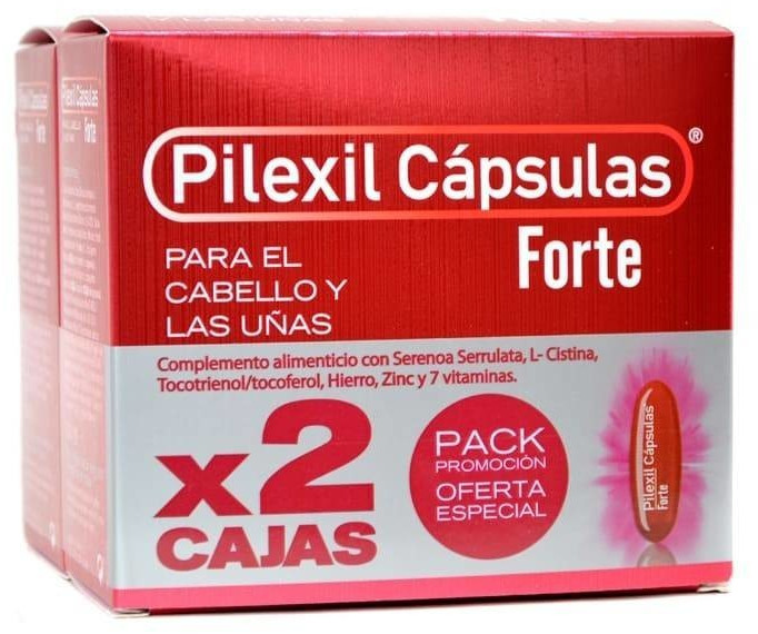Pilexil Forte Nail and Anti Hair Loss Capsules (2 x 100 cps)
